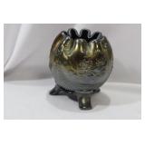 A Carnival Glass Peach Plum Bowl