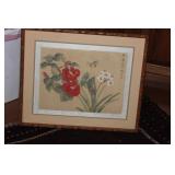 Vintage Chinese Painting on Silk