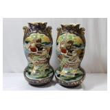 A Pair of Japanese Satsuma Vase