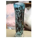 Signed and Dated Artglass Vase