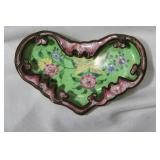 An Unusual Chinese Enamel Dish