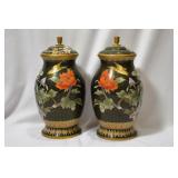 A Pair of Chinese Cloisonne Jars