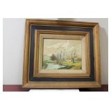 a Signed Oil on Canvas