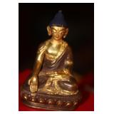 Sino Tibetan Bronze God