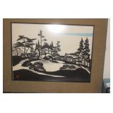 Ini Kumo Original Woodcut