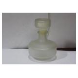 A Vintage Frost Glass Decanter