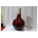 A Large Chinese Oxblood Bubble Vase