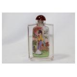 An Inside Painting Crystal or Glass Snuff Bottle
