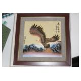 Framed Chinese Sand Painting