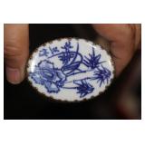 Vintage Chinese Porcelain Trinket Box