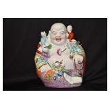 A Chinese Vintage Buddha with Children