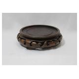 A Carved Wooden Stand