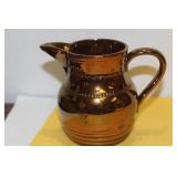 A Ceramic Lusterware Pitcher