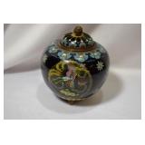 A Beautiful Japanese Cloisonne Incense Burner