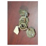 Set of Three Antique Drawer Pulls