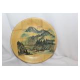 A Chinese Bamboo Plate