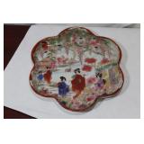 A Japanese Ceramic Kutani Tray