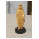 Carved Boxwood Chinese Lady on Stand