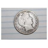1910-S Barber Silver Half Dollar
