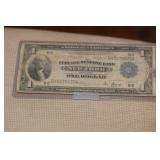 1914 New York One Dollar Note