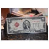 1928 Red Seal $2.00 Note