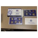 2001 US Mint Proof Set