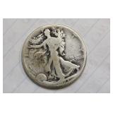 1923-S Walking Liberty Silver Half Dollar