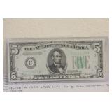 1934 $5.00 Note