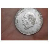 1956 Mexico Cinco Pesos Coin