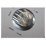 1853 Silver Three Cent