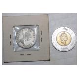 Lot of 2 Canada Coins