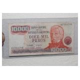 Argentina 10,000 Pesos Note