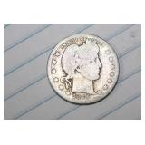 1915 Barber Silver Quarter