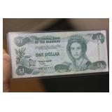The Central Bank of the Bahamas $1.00 Note