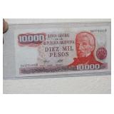 Argentina 10,000 Pesos Note