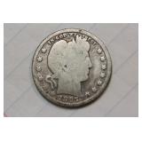 1897 Barber Silver Quarter