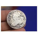 1824 Silver Half Dollar