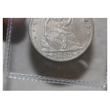 1853-O Seated Half with Rays and Arrows