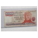 Argentina 10,000 Pesos Note