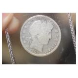 1898 Barber Silver Half Dollar