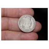 1912 Barber Silver Quarter