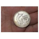 1966 Bahama 50 cents Silver Coin