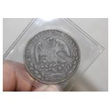 1857 8 Real Silver Coin