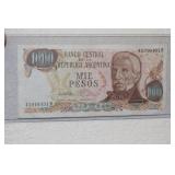 Argentina 1000 Pesos Bank Note