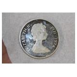 1974 Great Britain $25 Silver Coin