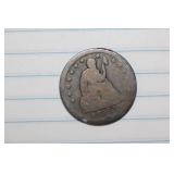 1853 Seated Quarter