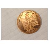 One Ounce Copper Round