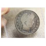 1898 Barber Silver Half Dollar