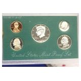 A 1996 US Mint Proof Set