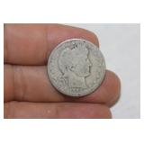 1914 Barber Silver Quarter
